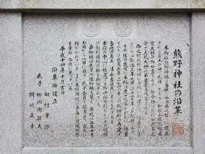 熊野神社の歴史