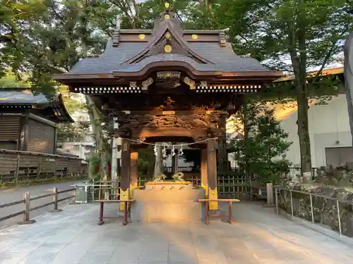 大國魂神社の手水