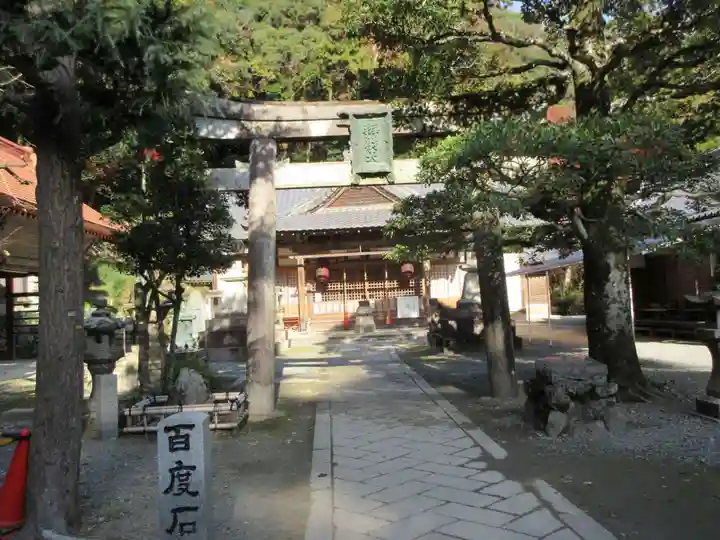 瀧安寺の鳥居