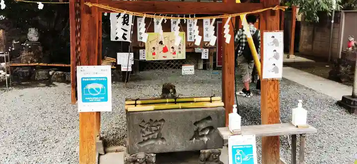 川越熊野神社の手水舎