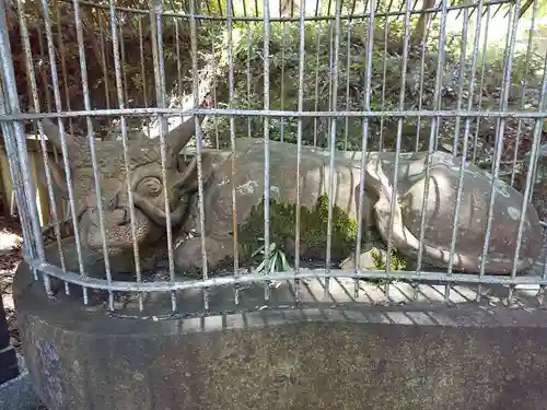 湯谷神社の狛犬