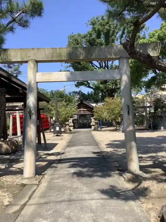 神明社(伝馬神明社)の鳥居