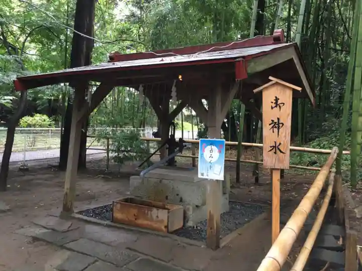 下総国三山 二宮神社の手水舎