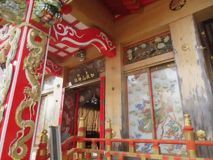 加波山神社真壁拝殿の本殿・本堂