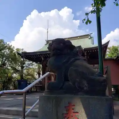 小村井 香取神社の狛犬