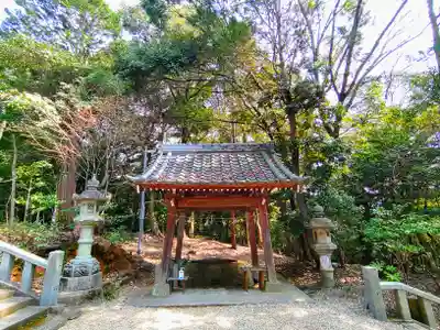 五社大明神社の手水舎