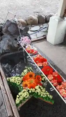 星置神社の手水舎