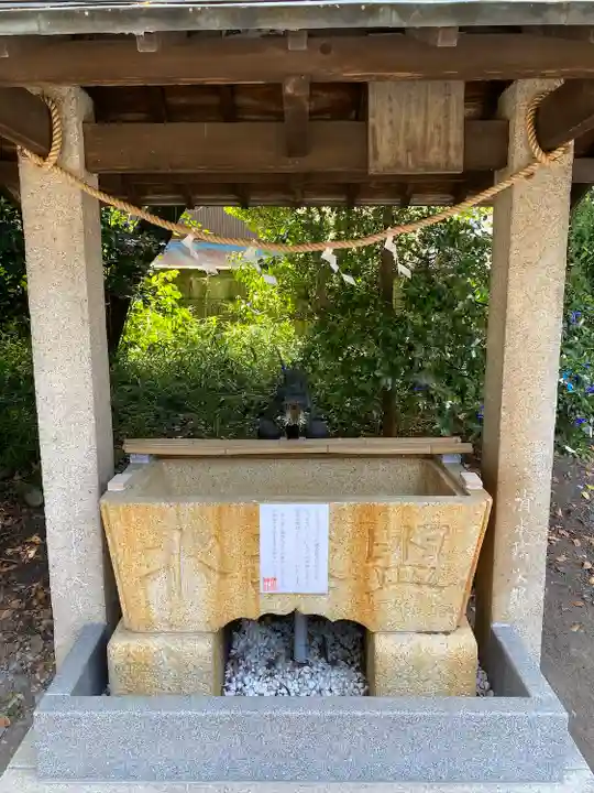 星宮神社の手水舎