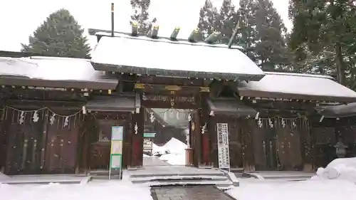 琴似神社の山門・神門