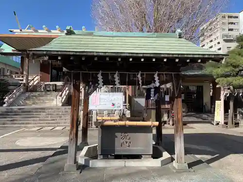 深川神明宮の手水舎