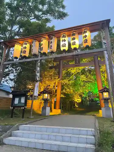 釧路一之宮 厳島神社の鳥居