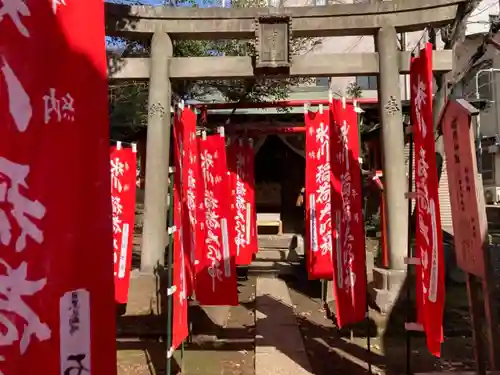 上目黒氷川神社の鳥居