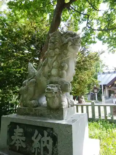 永山神社の狛犬