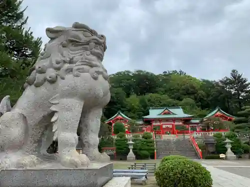 足利織姫神社の狛犬