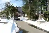 芽室神社の庭園