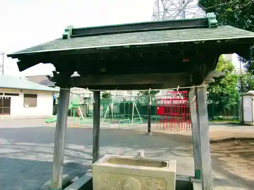 東八幡神社の手水舎