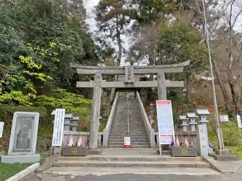 川勾神社の鳥居