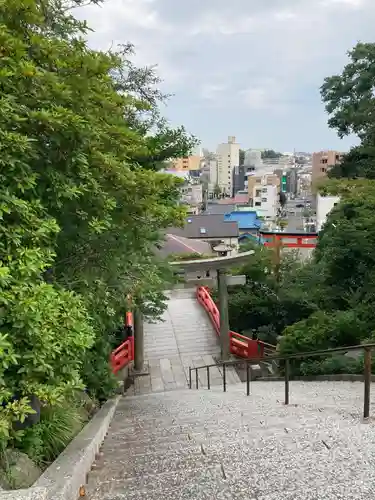 城山八幡宮の景色