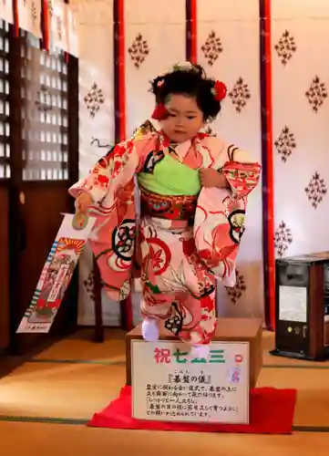 三津厳島神社の七五三参