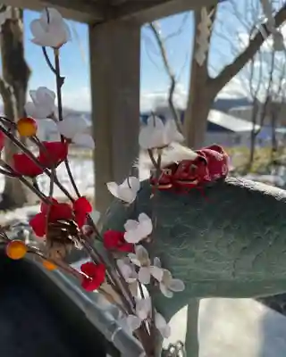 釧路一之宮 厳島神社の手水舎