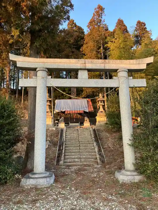 乙畑熊野神社の鳥居
