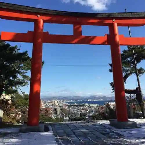 函館護國神社の景色