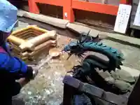 大山阿夫利神社の手水舎