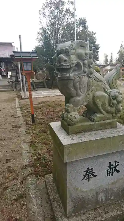 志波姫神社の狛犬