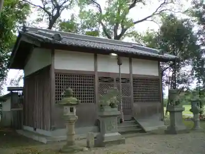 岐多志太神社（村屋坐彌冨都比賣神社摂社）の本殿・本堂