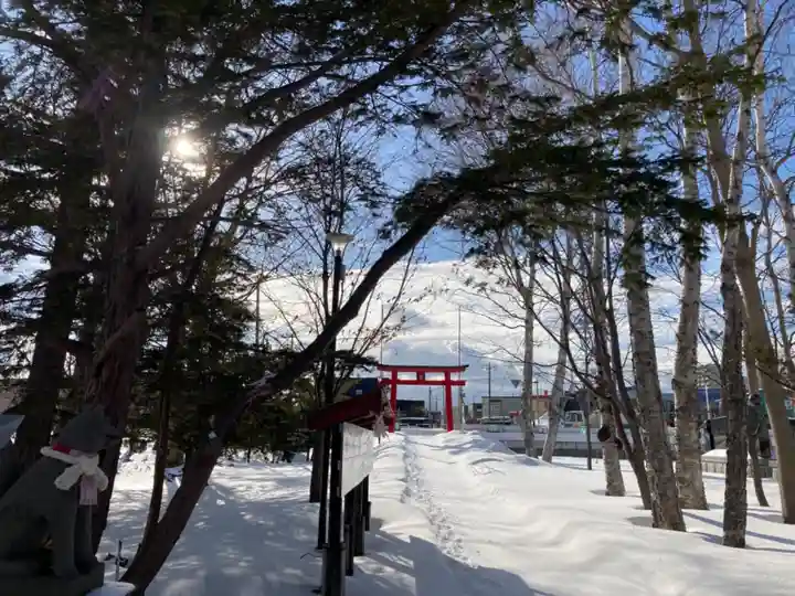 山本稲荷神社の鳥居
