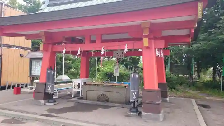 樽前山神社の手水舎