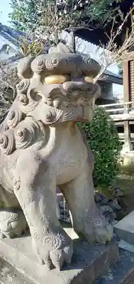 白山神社の狛犬