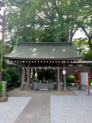 所澤神明社の手水舎