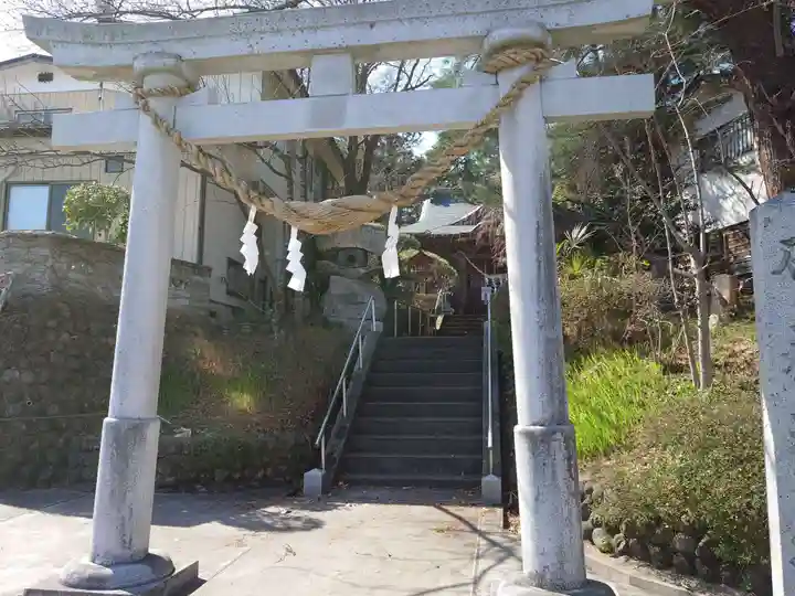 石森稲荷神社の鳥居