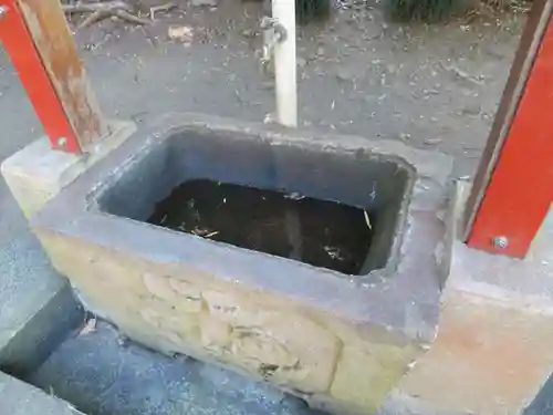 部田神社の手水