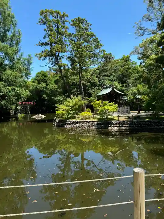 武蔵一宮氷川神社の庭園