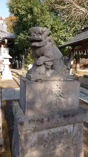 上高野神社の狛犬