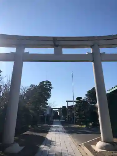 健田須賀神社の鳥居