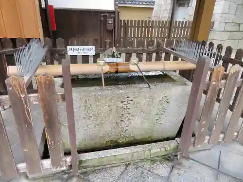 壬生寺の手水舎