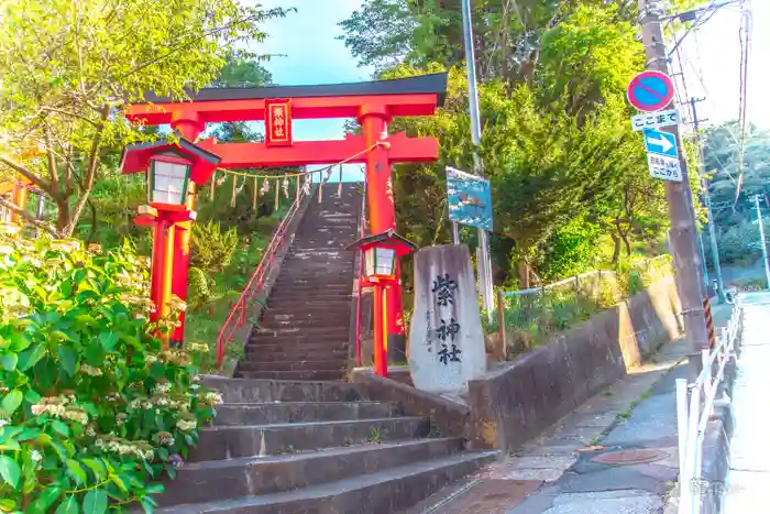 紫神社の鳥居