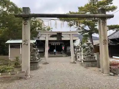 大麻比古神社の鳥居