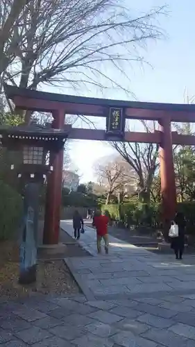 根津神社の鳥居