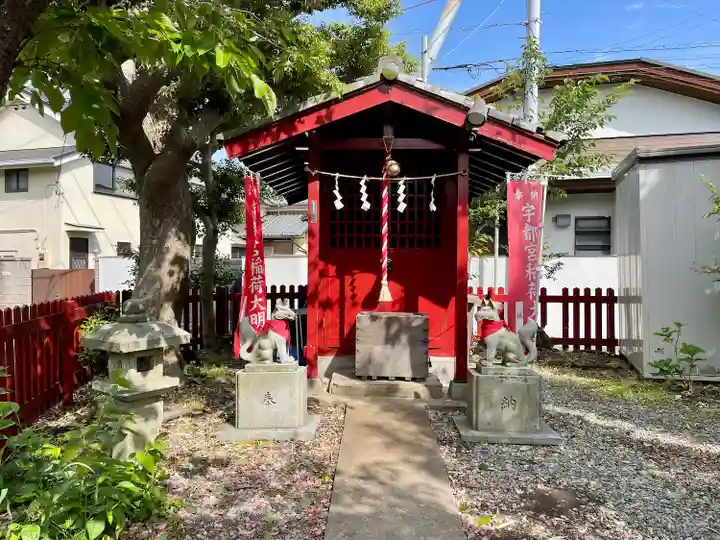 宇都宮稲荷神社(宇都宮辻幕府旧跡)の本殿・本堂