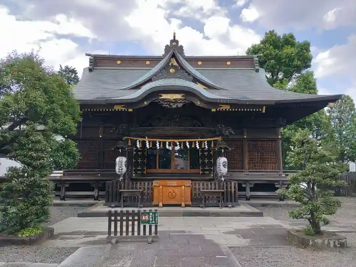阿豆佐味天神社 立川水天宮の本殿・本堂