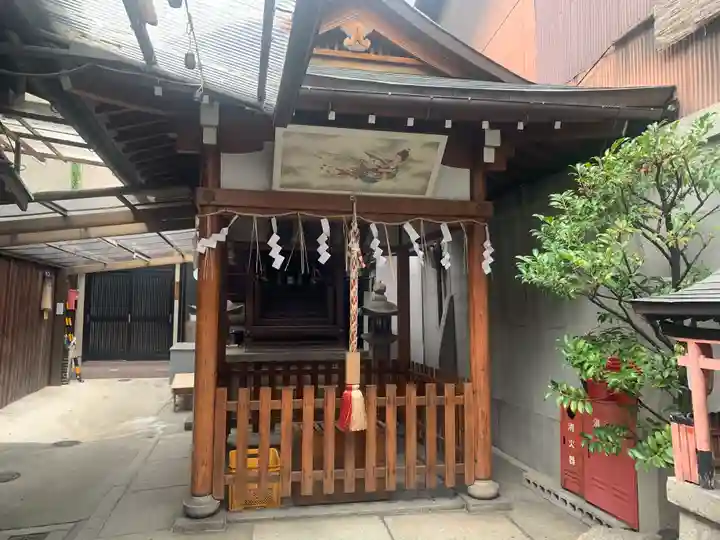 大原神社(祇園祭綾傘鉾保存会会所)の本殿・本堂