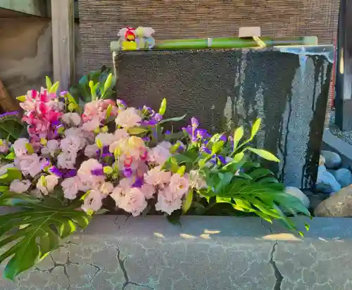 上尾御嶽神社の手水