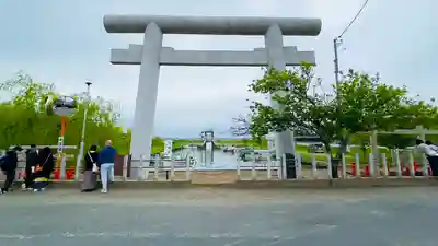 息栖神社の鳥居