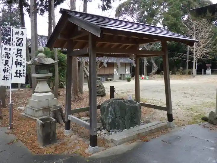 冨具神社の手水舎