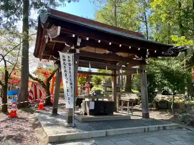 針綱神社の手水舎