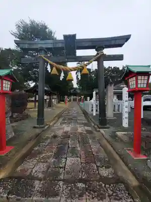 下野國一社八幡宮の鳥居